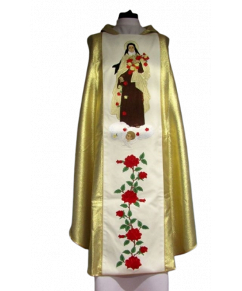 Ornat haftowany - Święta Teresa