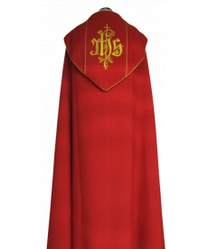 Kapa haftowana IHS - kolory liturgiczne (50)