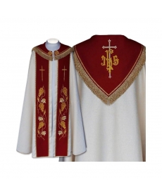 Kapa liturgiczna haftowana IHS (7)