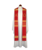 Stuła haftowana Alfa i Omega - kolory liturgiczne - widok 2