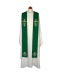 Stuła haftowana - kolory liturgiczne, bogaty haft (11)