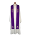 Stuła haftowana - kolory liturgiczne, bogaty haft (11)