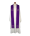 Stuła haftowana - kolory liturgiczne, Krzyże haft (13)