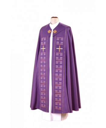 Kapa fioletowa haftowana (61)