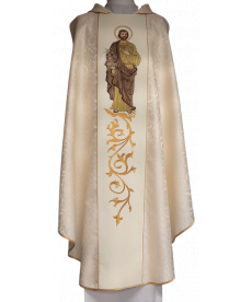 Ornat haftowany z wizerunkiem Świętego Józefa - rozeta  (6)