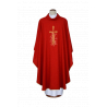 Ornat czerwony haftowany - krzyż, winogrona (17)