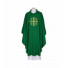 Ornat haftowany zielony - Krzyż Jerozolimski (85)