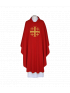 Ornat haftowany czerwony - Krzyż Jerozolimski (86)