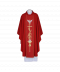 Ornat czerwony z symboliką Ducha Świętego - pas tkany (97)