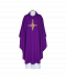 Ornat fioletowy, pas haftowany - Krzyż