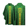 Ornat gotycki, materiał żakard, zielony (62)