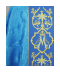 Ornat Maryjny, materiał żakard, niebieski (64)