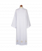 Alba kapłańska biała z dekoracyjnym haftem (31)