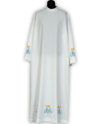 Alba kapłańska haftowana Maryjna (3)