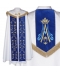 Kapa liturgiczna Maryjna - haftowana