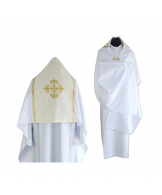 Welon liturgiczny biały/ecru (43)