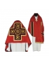 Welon liturgiczny czerwony z frędzlami (41)