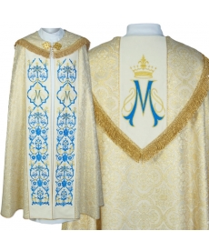 Kapa liturgiczna Maryjna haftowana (45)