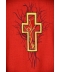 Ornat haftowany czerwony - krzyż (10)