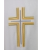 Ornat haftowany ecru - krzyż (15)