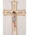 Ornat haftowany Jezus na krzyżu - ecru (190)