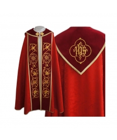 Kapa liturgiczna haftowana IHS (22a)