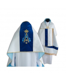 Welon liturgiczny Maryjny haftowany (12)