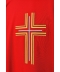 Ornat haftowany czerwony - krzyż (15)