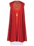 Kapa liturgiczna haftowana IHS - czerwona (33)