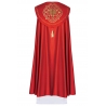 Kapa liturgiczna haftowana IHS - czerwona (33)