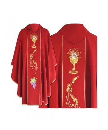 Ornat gotycki haftowany kielich (35)