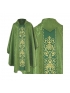 Ornat gotycki zielony haftowany - tkanina żakard (41)