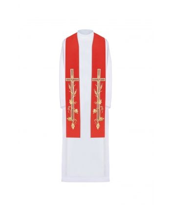 Stuła haftowana - kolory liturgiczne (72)