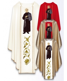 Ornat z wizerunkiem św. Maksymiliana Maria Kolbe