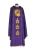 Ornat fioletowy haftowany Jezus w koronie cierniowej