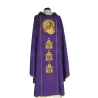 Ornat fioletowy haftowany Jezus w koronie cierniowej