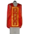 Ornat rzymski czerwony, rozeta IHS (54)