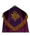 Kapa haftowana - IHS (kolory liturgiczne) - rozeta