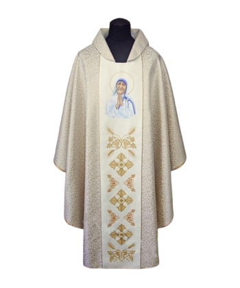 Ornat haftowany św. Teresa z Kalkuty