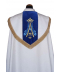 Kapa liturgiczna Maryjna - haftowana - widok 3