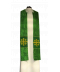 Kapa haftowana - Krzyż Jerozolimski zielona - rozeta (3)