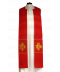 Kapa haftowana czerwona - ornament (4)