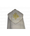 Kapa haftowana biała - ornament (4)