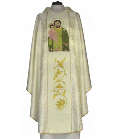 Ornat z wizerunkiem św. Józefa (rozeta)
