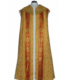 Kapa liturgiczna rozeta miodowa