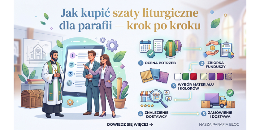 Jak kupić szaty liturgiczne dla parafii — krok po kroku