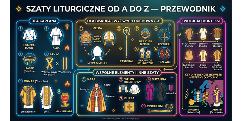Szaty liturgiczne od A do Z — przewodnik