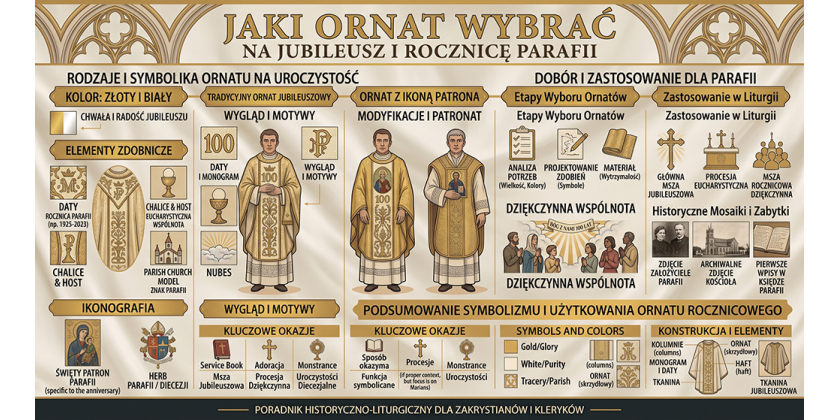 Jaki ornat wybrać na jubileusz i rocznicę parafii
