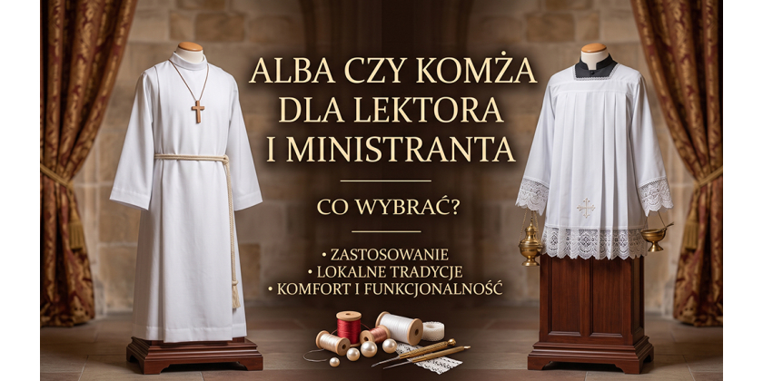 Alba czy komża dla lektora i ministranta — co wybrać?